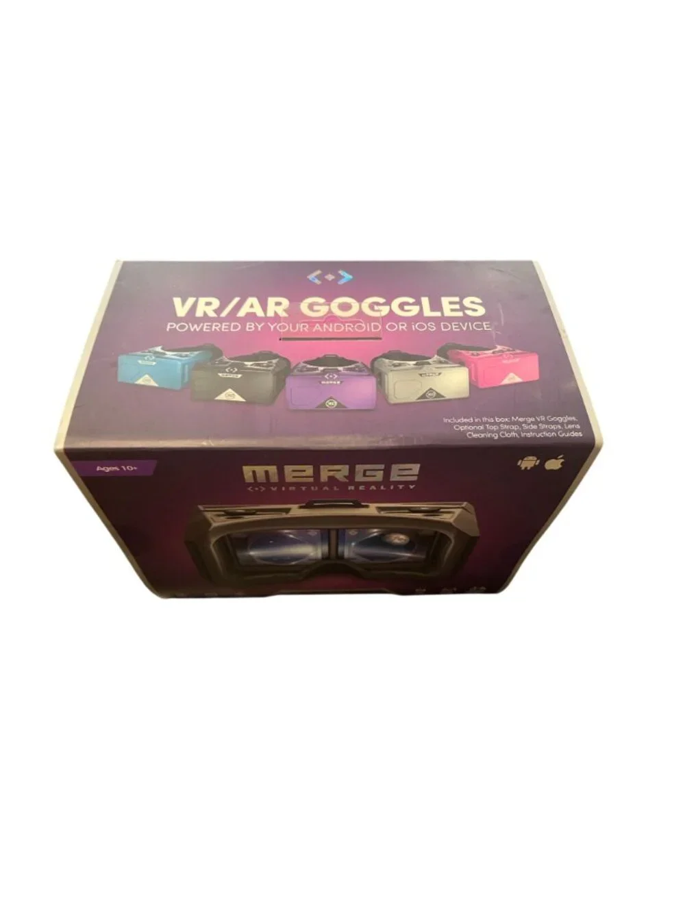 Merge VR/AR Goggles Virtual Reality Headset For iOS & Android Devices Ages 10+